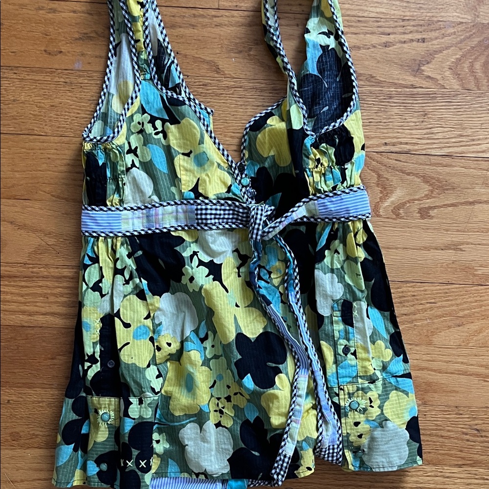 Free People Multicolor Floral Top